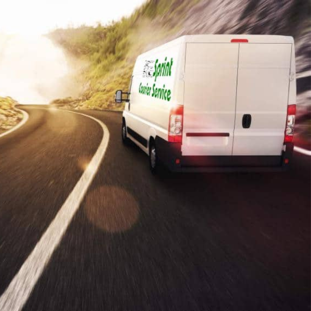 Square Sprint Courier on Van